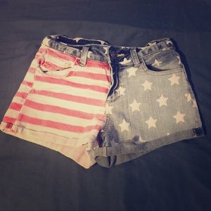 USA flag shorts